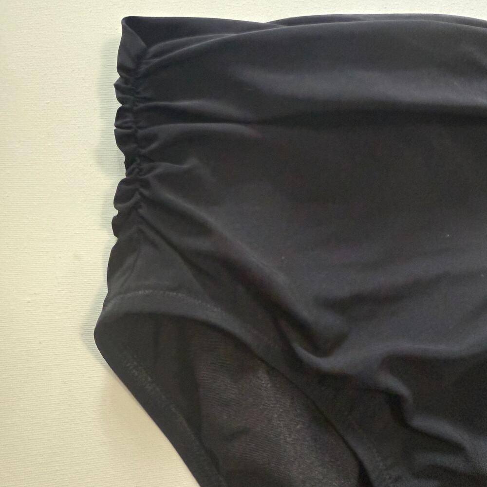 Profile by Gottex Black High Waist Bikini Bottom Tummy Control Black Women’s 8 - Picture 3 of 8